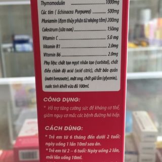 Thymomax tăng sức đề kháng