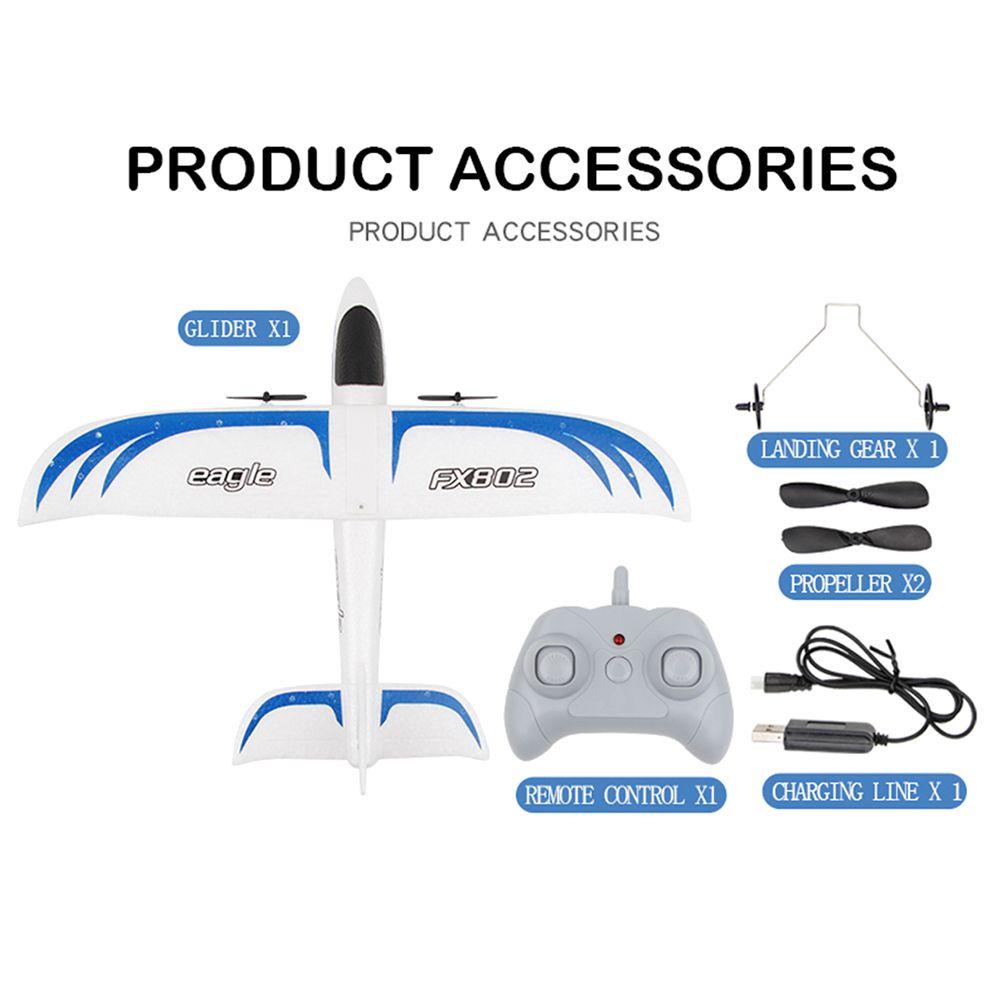 Máy Bay Điều Khiển Từ Xa SUSANS 2.4G 2 Kênh FX802 RC