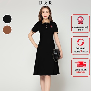 Đâm polo nữ bigsize logo thêu BBR Quảng Châu cao cấp thương hiệu thời trang D&R D199