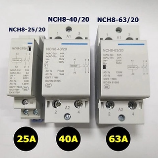 Khởi động từ 1 pha chint - contactor 1 pha chint 20a-25a-40a-63a