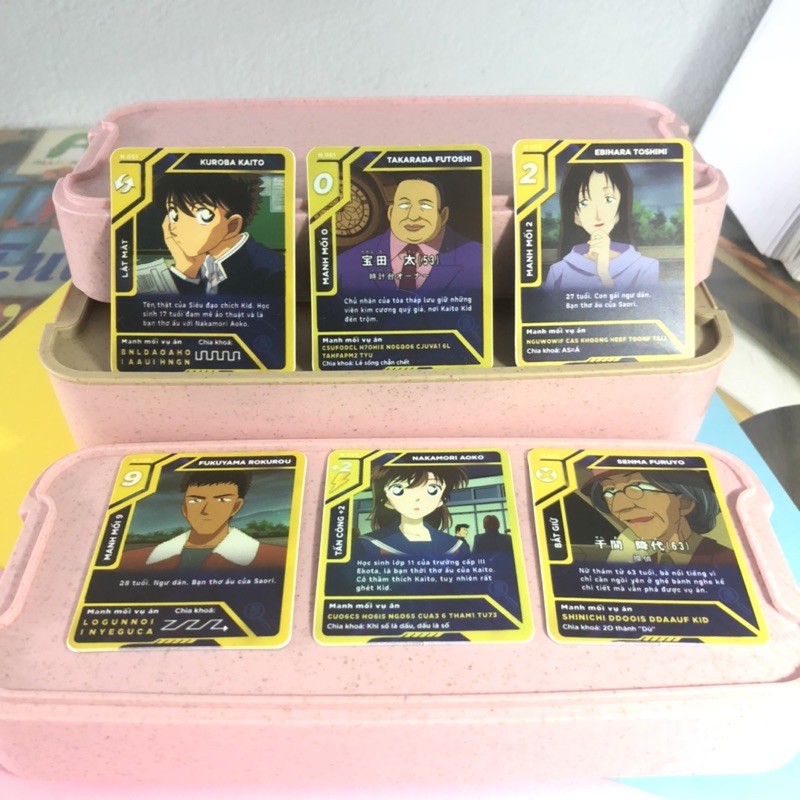 Thẻ Toonies Conan - Thẻ manh mối (đã bóc)