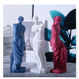 [ Size cao 29cm có clip ] Tượng nữ thần vệ nữ cụt tay trang trí nhà cửa phong cách Bắc Âu