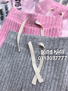 Quần Legging Len Bé Gái Băng Lông G@p