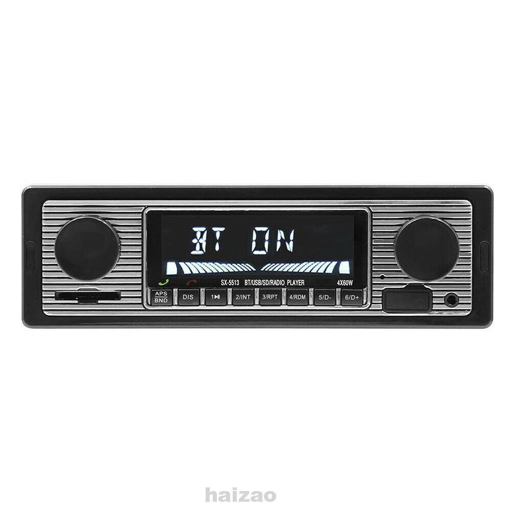 Radio Kết Nối Bluetooth Có Màn Hình Lcd Hiển Thị Phong Cách Retro