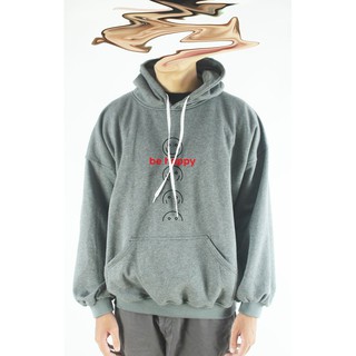 Áo hoodie unisex chodole chất liệu hoodie nỉ, đẹp form rộng cho cả nam và nữ in hình độc đáo Be happy