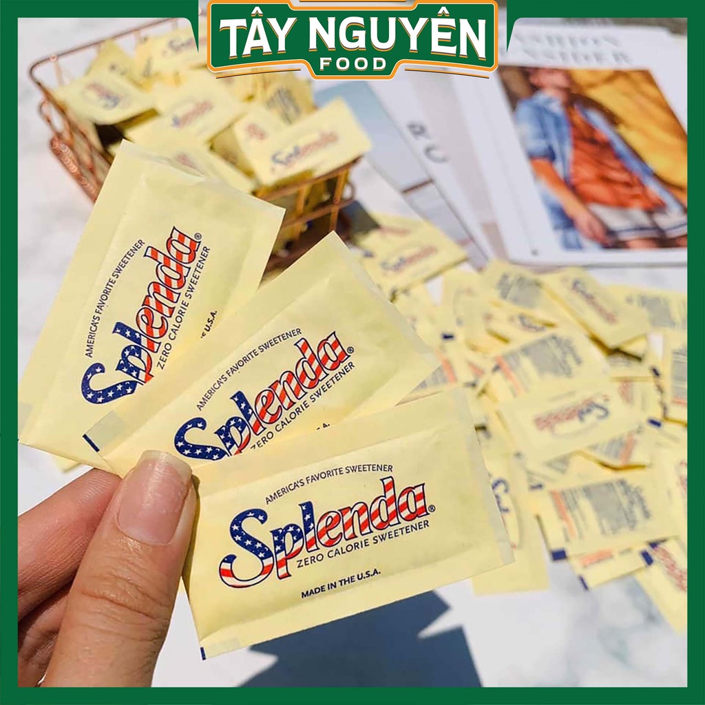 Đường ăn kiêng Splenda healthy 0 Kcal Tây Nguyên Food 50 gói/1200 gói