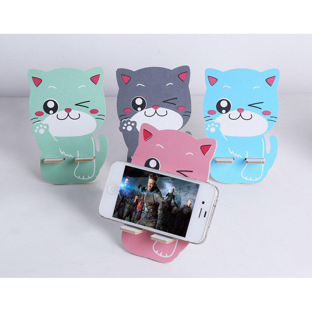 Giá đỡ điện thoại hình thú bằng gỗ(giao ngẫu nhiên mẫu) | BigBuy360 - bigbuy360.vn