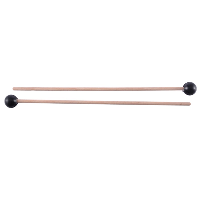 Set 2 Thanh Nhạc Cụ glockenspiel xylophone Bằng Cao Su Mềm Tay Cầm Bằng Gỗ