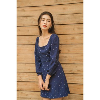 AMBER - Đầm chấm bị Polka Dot