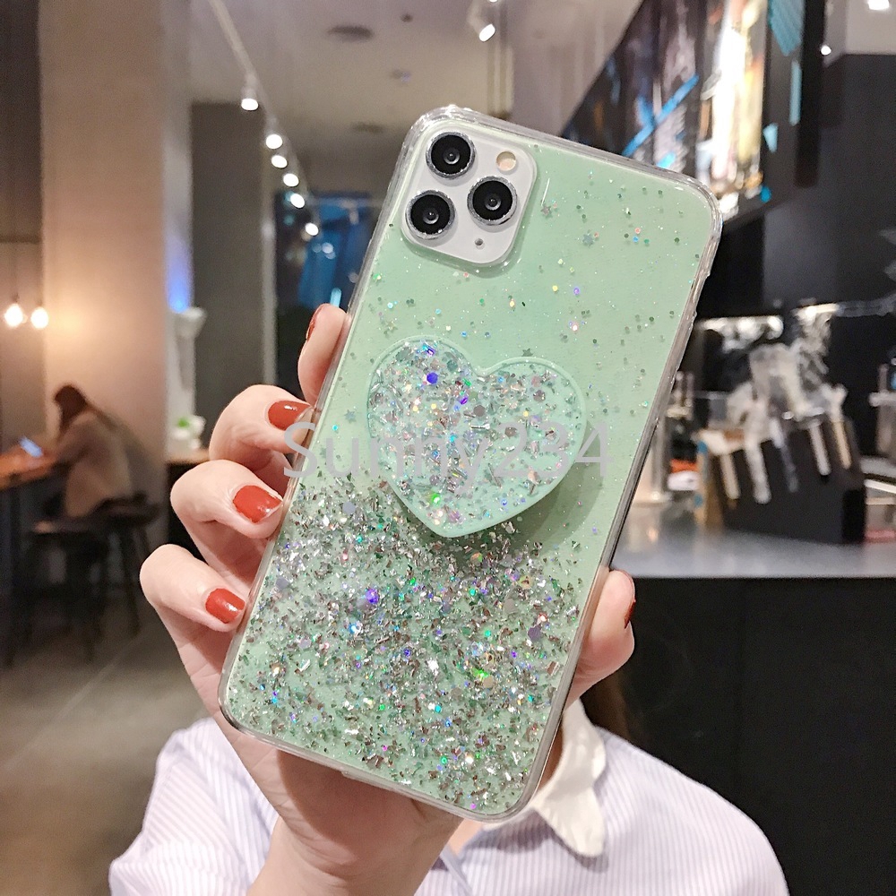 Ốp điện thoại mềm lấp lánh cho OPPO A54 A53 A52 A92 A15 A15S A1K A3S A5S A57 A39 A7 A83 A71 F1S F9 F11 Pro