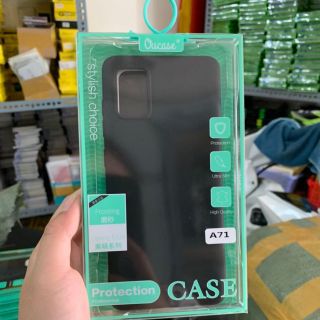 Ốp lưng Ou Case cho Galaxy A71 silicon màu chống bẩn