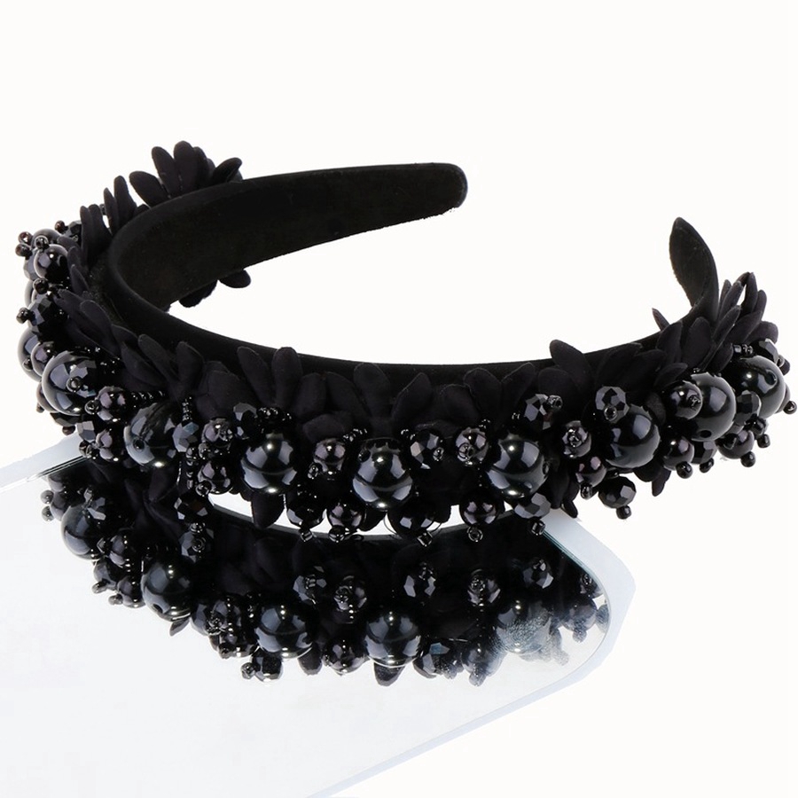 Băng Đô Cài Tóc Đính Hoa Ngọc Trai Phong Cách Hàn Quốc