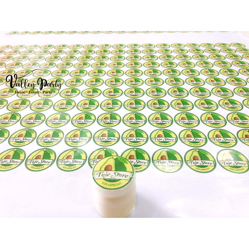Tem Decal Dán Nhãn Sản Phẩm, tem bế