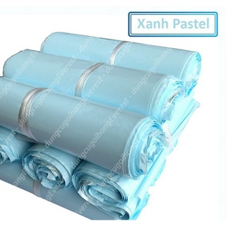 Túi niêm phong 25×35 màu xanh pastel bán lẻ