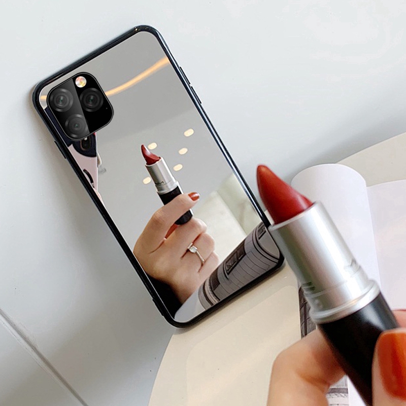 Ốp điện thoại tráng gương dành cho điện thoại IPhone11 Pro Max 8 7 6 6s Plus 11 Pro XS XR XSmax