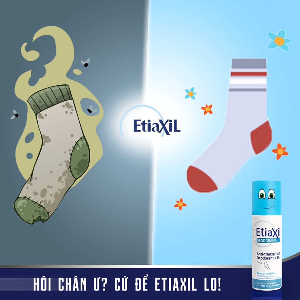 Xịt Khử Mùi Hôi Chân Etiaxil Déodorant Anti-Transpirant 48h Pieds | BigBuy360 - bigbuy360.vn
