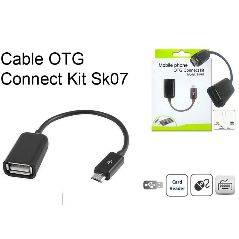 Hot DÂY CÁP OTG XÁM- ĐEN KẾT NỐI ĐIỆN THOẠI [cổng USB OTG trên Android]