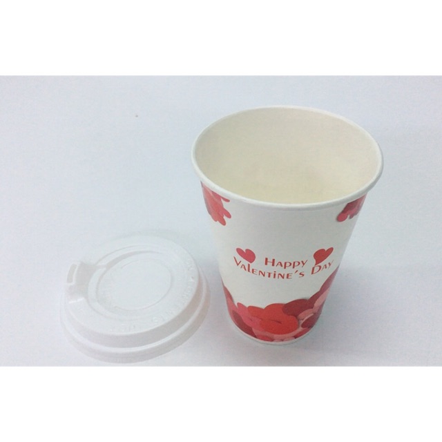 Combo 10 ly giấy Valentine kèm nắp
