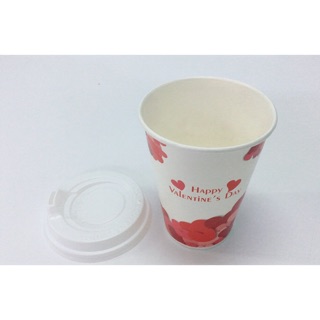 Combo 10 ly giấy Valentine kèm nắp