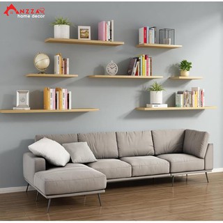 Các loại kệ gỗ treo tường, Kệ gỗ trang trí Anzzar