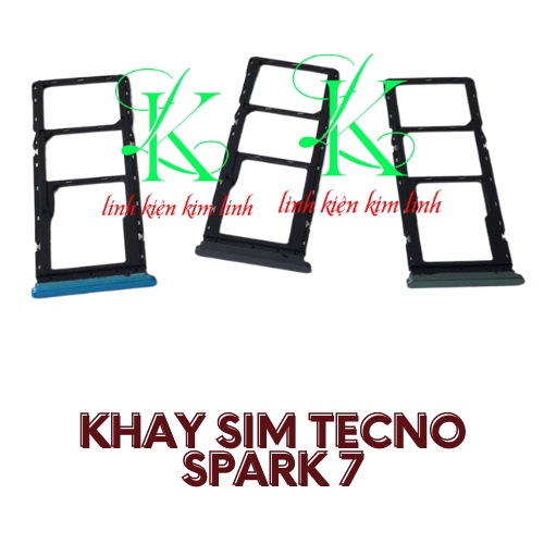 Khay sim Tecno spark 7 / spark 7T