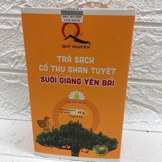 Trà bancha túi lọc Quy Nguyên hộp 22 gói