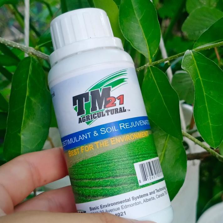 [CHẤT NHẤT-RẺ NHẤT]100ml Vi sinh TM21 cách cải tạo, xử lý đất vườn, ruộng trồng hoa hồng, rau chậu, thùng xốp