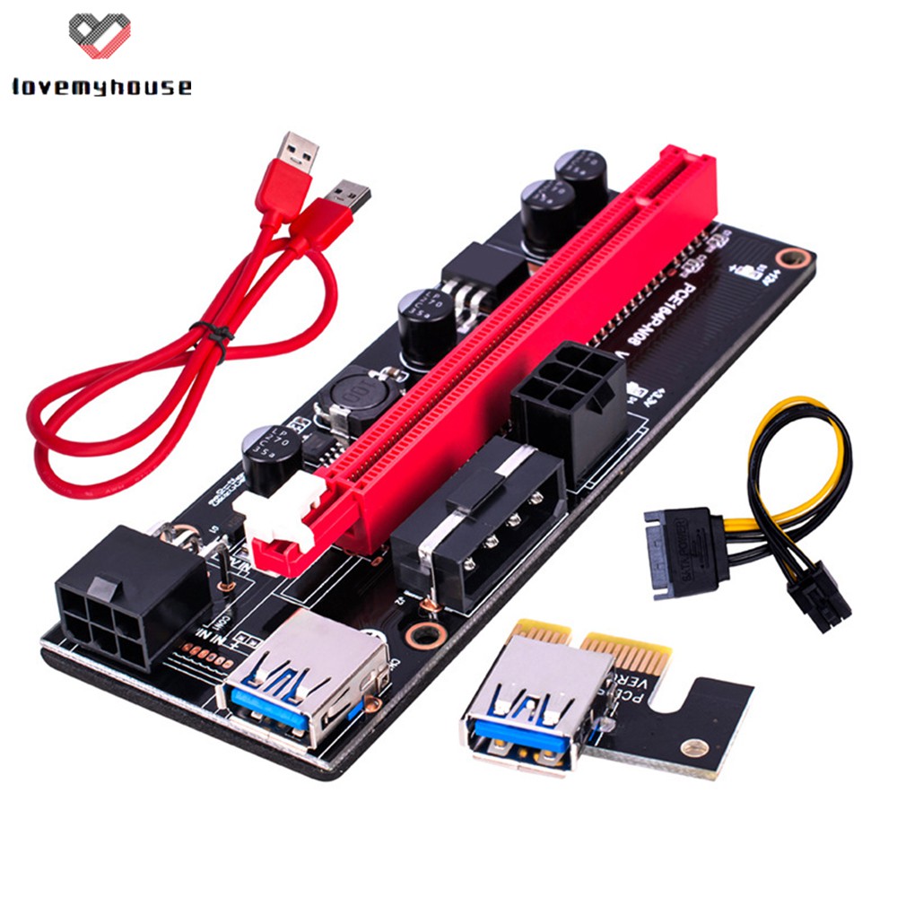 Card đồ họa PCI-E RISER 009S 16X cổng USB 3.0 tiện lợi | BigBuy360 - bigbuy360.vn