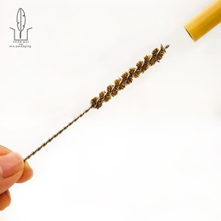 Combo 5 chiếc cọ xơ dừa rửa ống hút tre, ống hút inox, ống hút thủy tinh