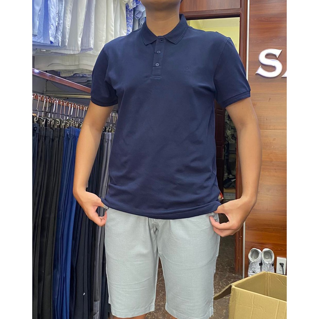 Áo polo nam ngắn tay có cổ SANTINO chất Cotton  thoáng mát, form dáng regular sang trọng TRP390B100 | BigBuy360 - bigbuy360.vn