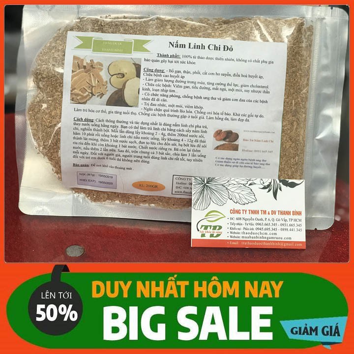 Nấm Linh Chi Đỏ 500g - Thảo Dược Thanh Bình