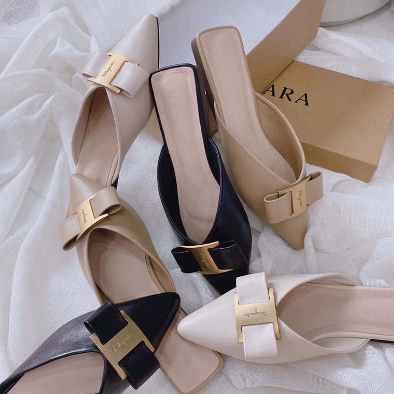 GIÀY SỤC NƠ DA MỀM HÀNG QUẢNG CHÂU D1253 D1254 D1255