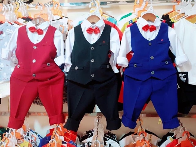 Bộ công tử Cao Cấp cho bé trai 8-28kg