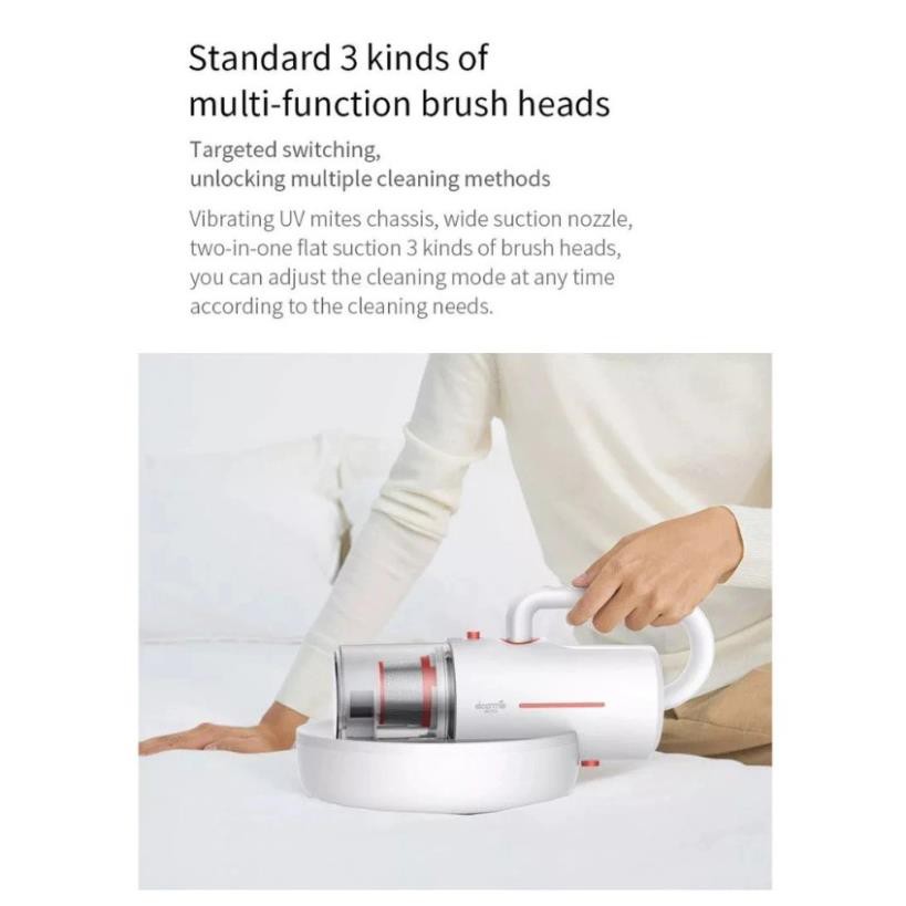 MÁY HÚT BỤI GIƯỜNG NỆM KHÔNG DÂY ĐA NĂNG DEERMA CM1900 diệt khuẩn bằng tia UV | BigBuy360 - bigbuy360.vn