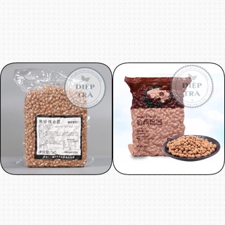 Hạt Trân châu đen và hoàng kim Boduo 1kg (gói) (Thùng xốp 20 kg, bảo quản tốt nên trân châu hạt rất đẹp)