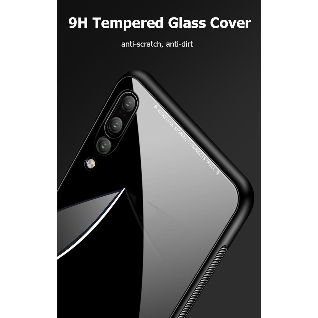 Ốp lưng kính Samsung Galaxy A7 2018 cao cấp