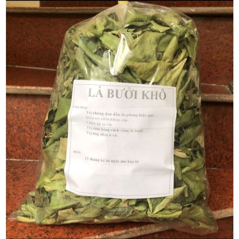 1 kg lá bưởi khô dùng xông tắm gội...