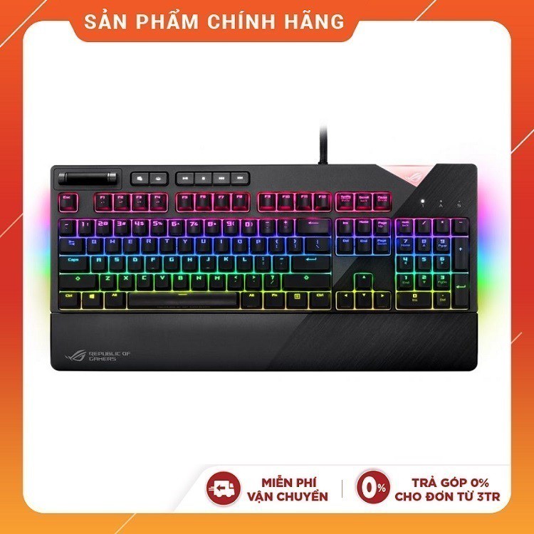 Bàn phím ASUS ROG Strix Flare Cherry MX Blue/Brown/Red Switch - Hàng chính hãng