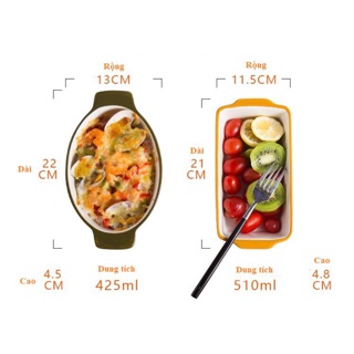 KHAY NƯỚNG SỨ HỌA TIẾT