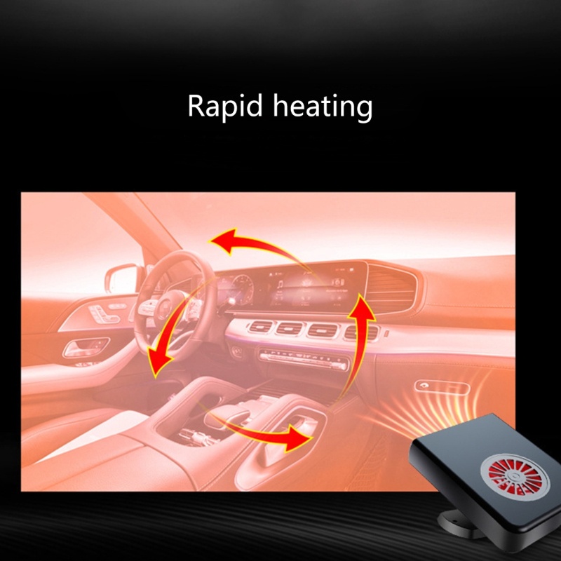 Quạt Sưởi Ấm 120W 12V / 24V Dành Cho Ô Tô