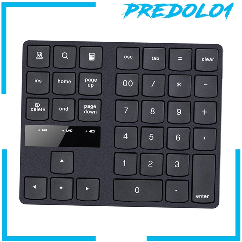 Bàn Phím Số Không Dây Bluetooth 2.4ghz 35 Phím Cho Laptop Pc