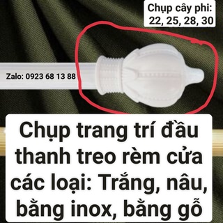 Chụp Trang Trí Hai Đầu Thanh Treo Rèm Cửa Các Loại