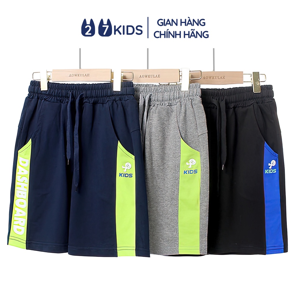 Quần short bé trai 27Kids  AKL Aowkulae Quần đùi thể thao nam cho trẻ từ 6-14 tuổi BSPS8