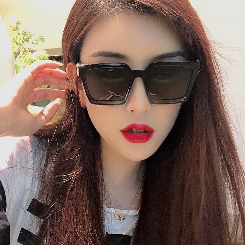Kính râm gọng vuông to jessica - Bobu shop - Mắt kính thời trang nữ - kiểu dáng sang chảnh hàn quốc