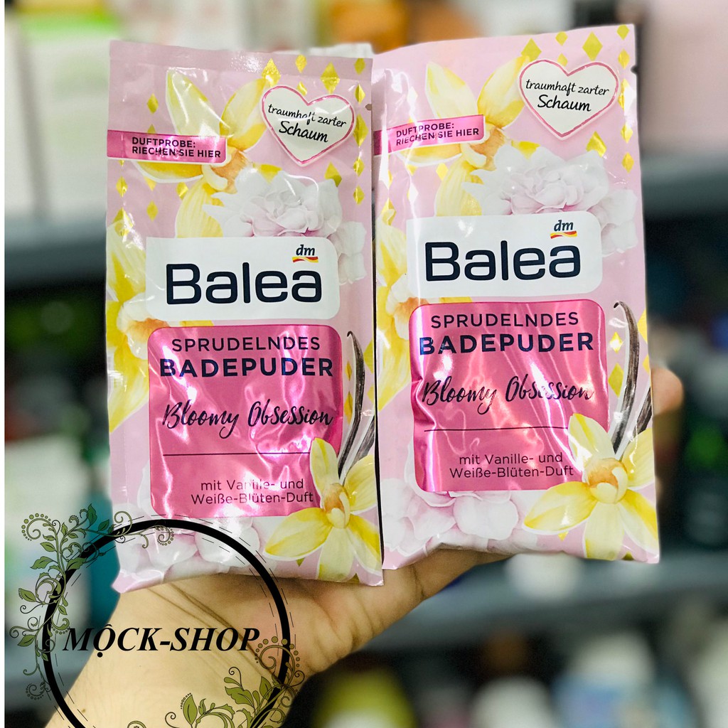 Bột tắm tạo bọt Balea dạng gói