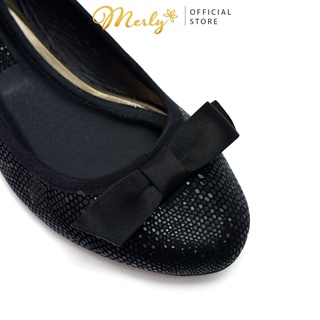 Giày búp bê nữ nơ Merly 1397