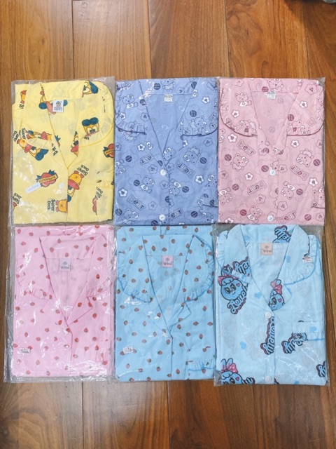 Đầm pijama mặc nhà mặc ngủ dễ thương chuẩn Thái Lan (hình thật)