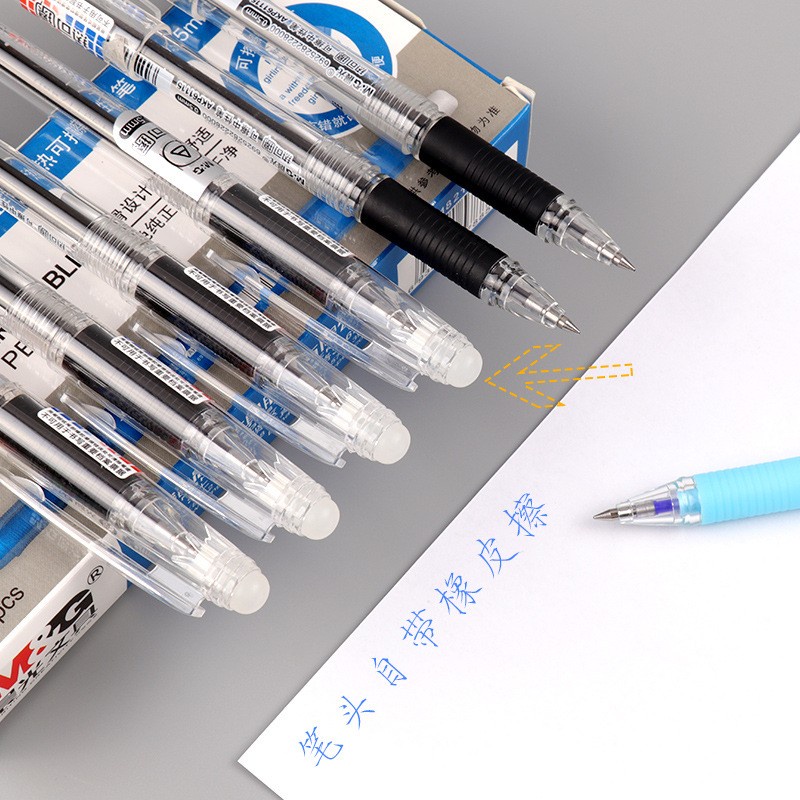 Bút mực gel ngòi 0.5mm có thể tẩy được tiện lợi cho học sinh