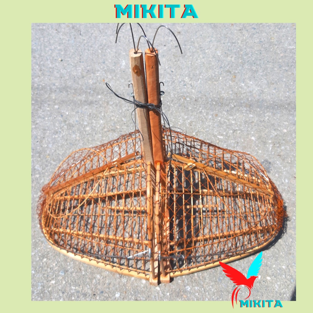Lồng bẫy chào mào  Lồng bẫy chim chào mào MIKITA chất liệu trúc già 1 mặt