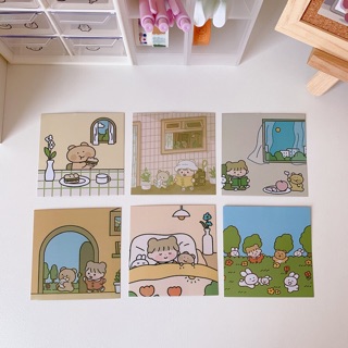 Set postcard dán tường decor ulzzang (không gồm stick dán tròn)